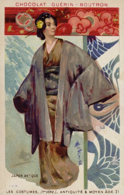 Traje japonés antiguo de French School